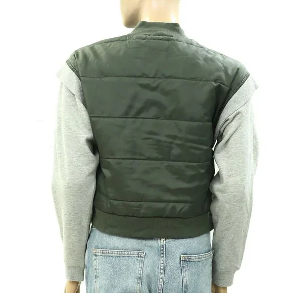 Daily Practice by Anthropologie Skill Set Jacket Top Oversized Zip-Up XXS